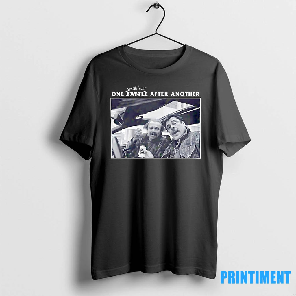 Leonardo Dicaprio And Benicio Del Toro One Small Beer After Another Tshirts Sweater