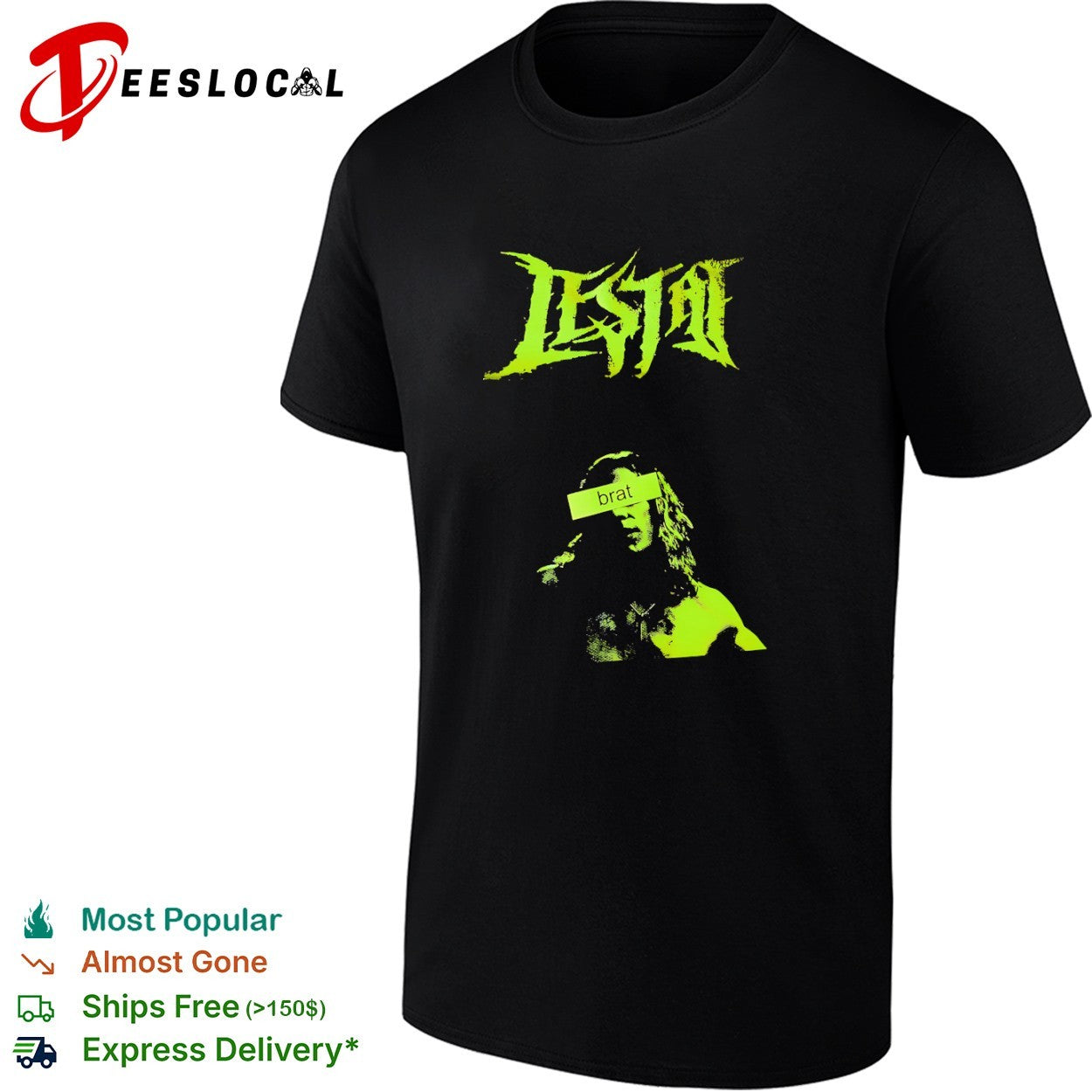 Lestat Brat Neon Green Style Interview with the Vampire shirt