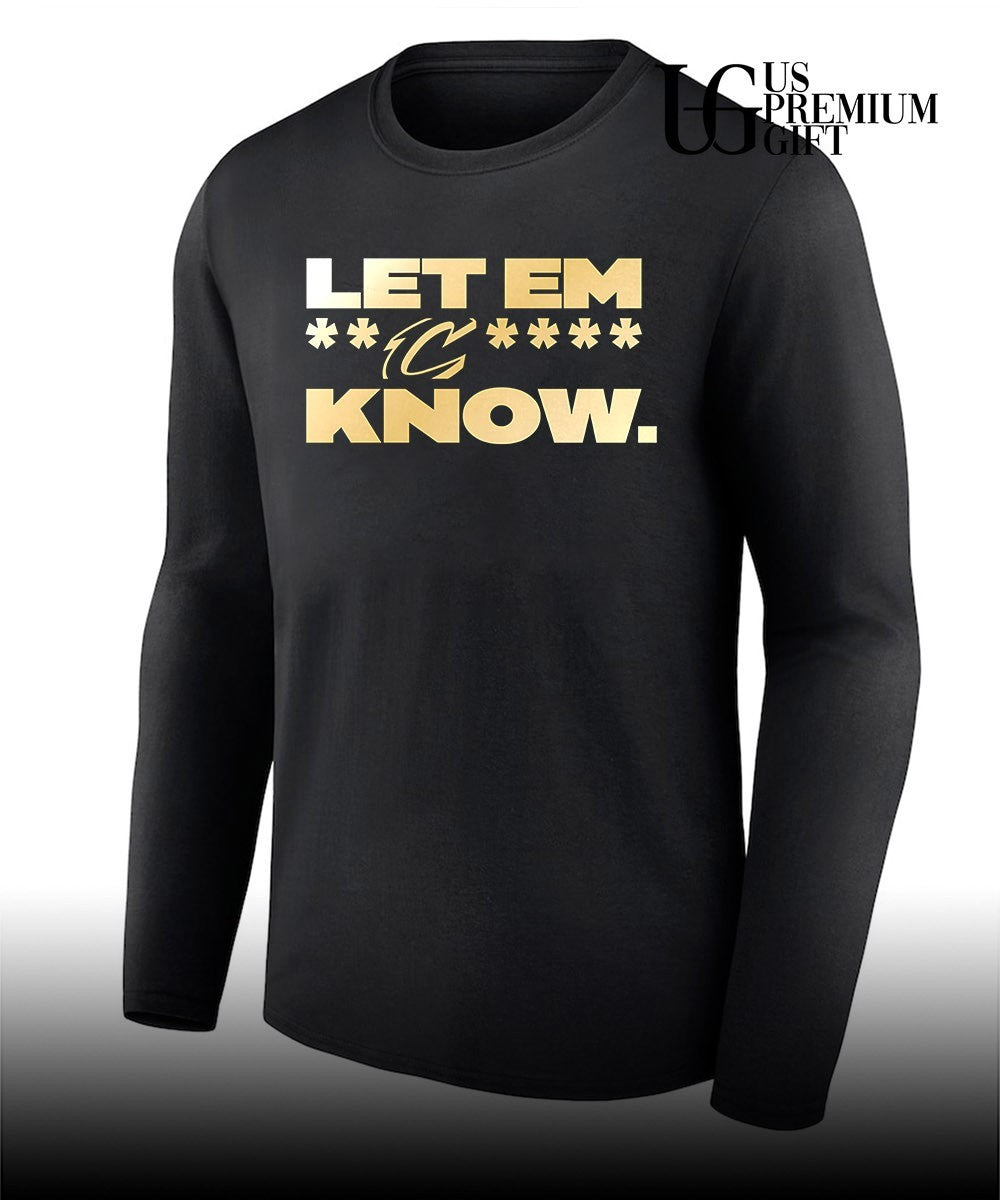 Let Me Know Cleveland Cavaliers NBA logo shirt
