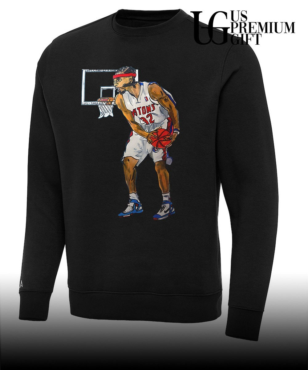 Let it rip Allen Iverson Detroit Pistons NBA shirt
