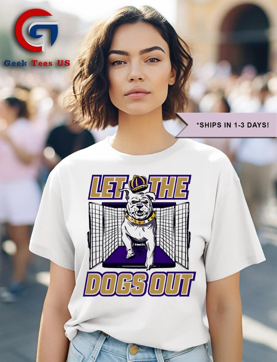 Let the dogs out James Madison Dukes shirt