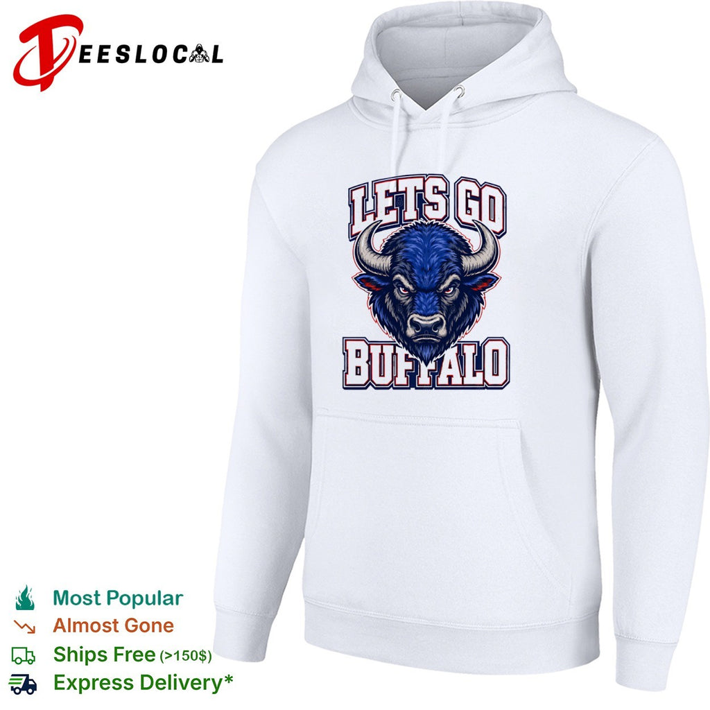 Lets Go Buffalo Bison Mascot Sports Football shirt