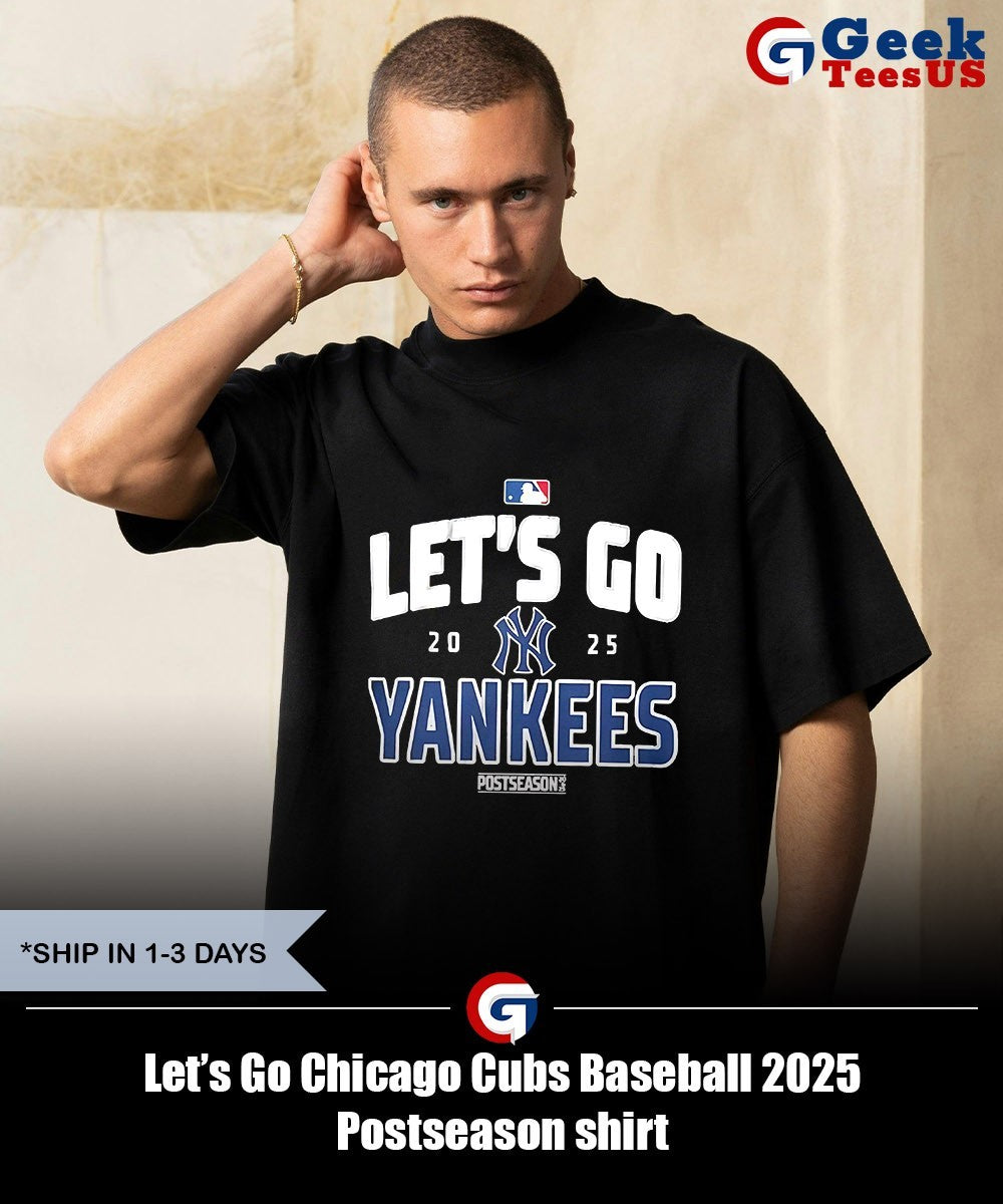 Let’s Go Chicago Cubs Baseball 2025 Postseason shirt