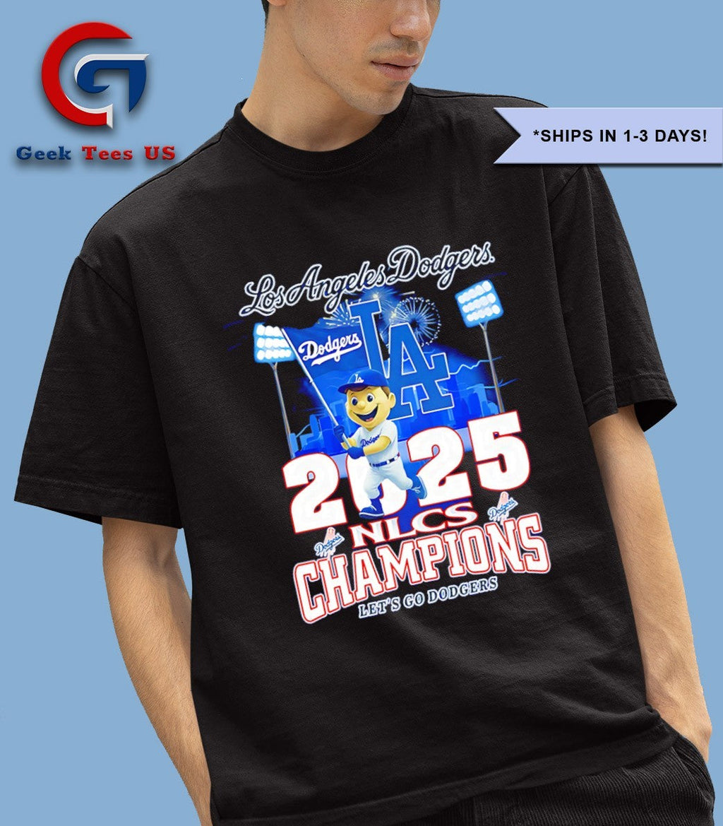 Let’s Go Dodgers 2025 NLCS Champions Los Angeles Dodgers MLB World Series mascot shirt