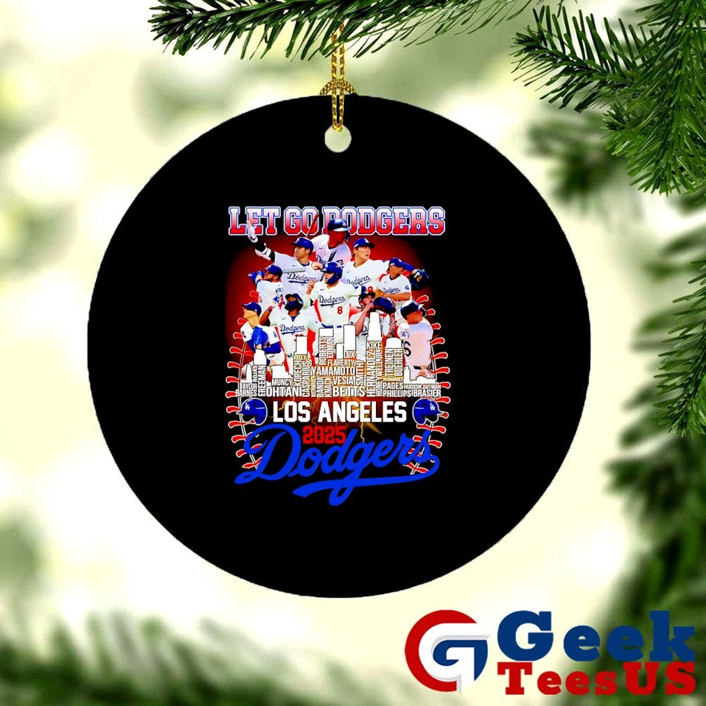 Let’s Go Dodgers Los Angeles Dodgers players names 2025 National League Champions shirt