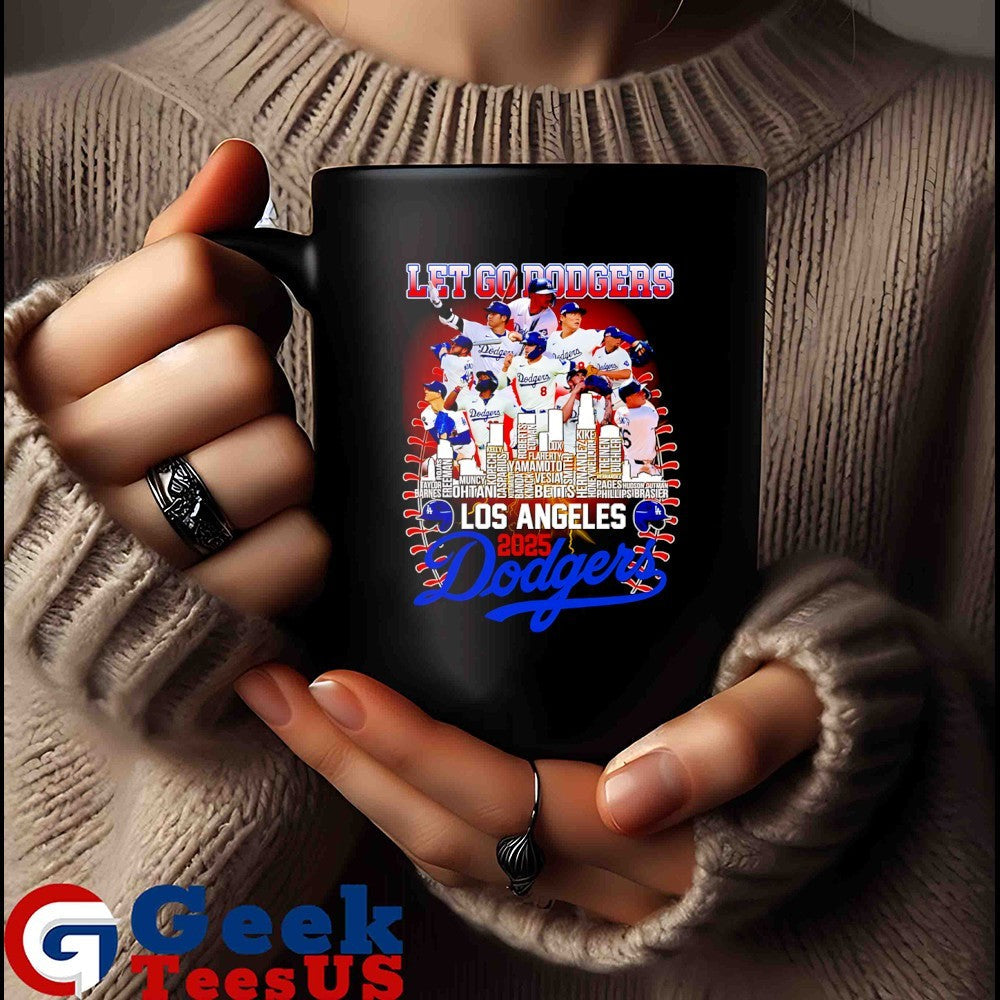 Let’s Go Dodgers Los Angeles Dodgers players names 2025 National League Champions shirt