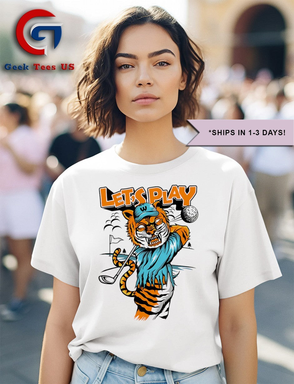 Let’s play Golf Tiger shirt