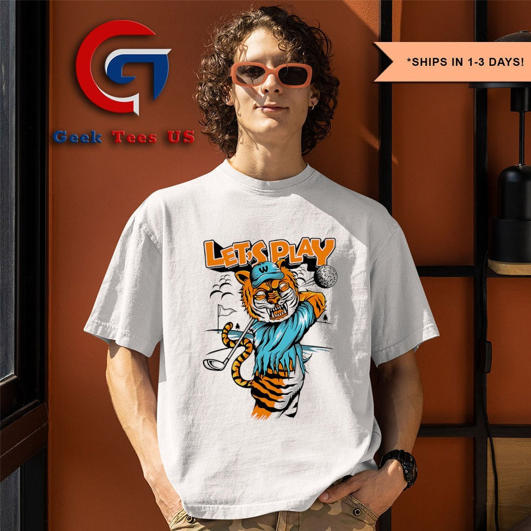 Let’s play Golf Tiger shirt