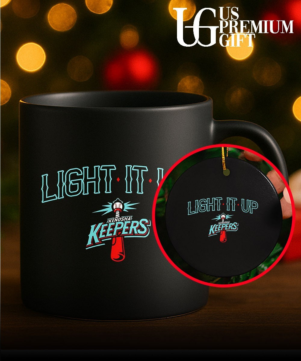 Light It Up Kenosha Keepers baseball shirt