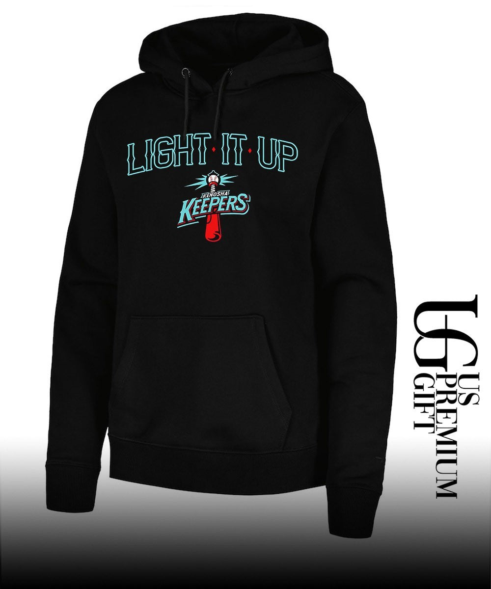 Light It Up Kenosha Keepers baseball shirt