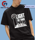 Light the Town Red Southern Methodist Mustangs shirt
