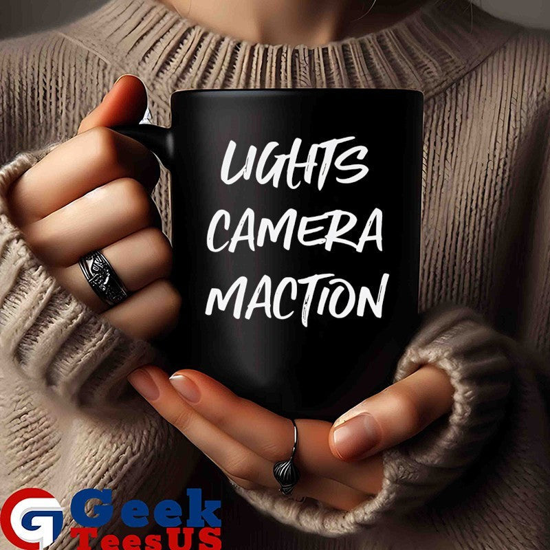 Lights camera maction Pat McAfee shirt