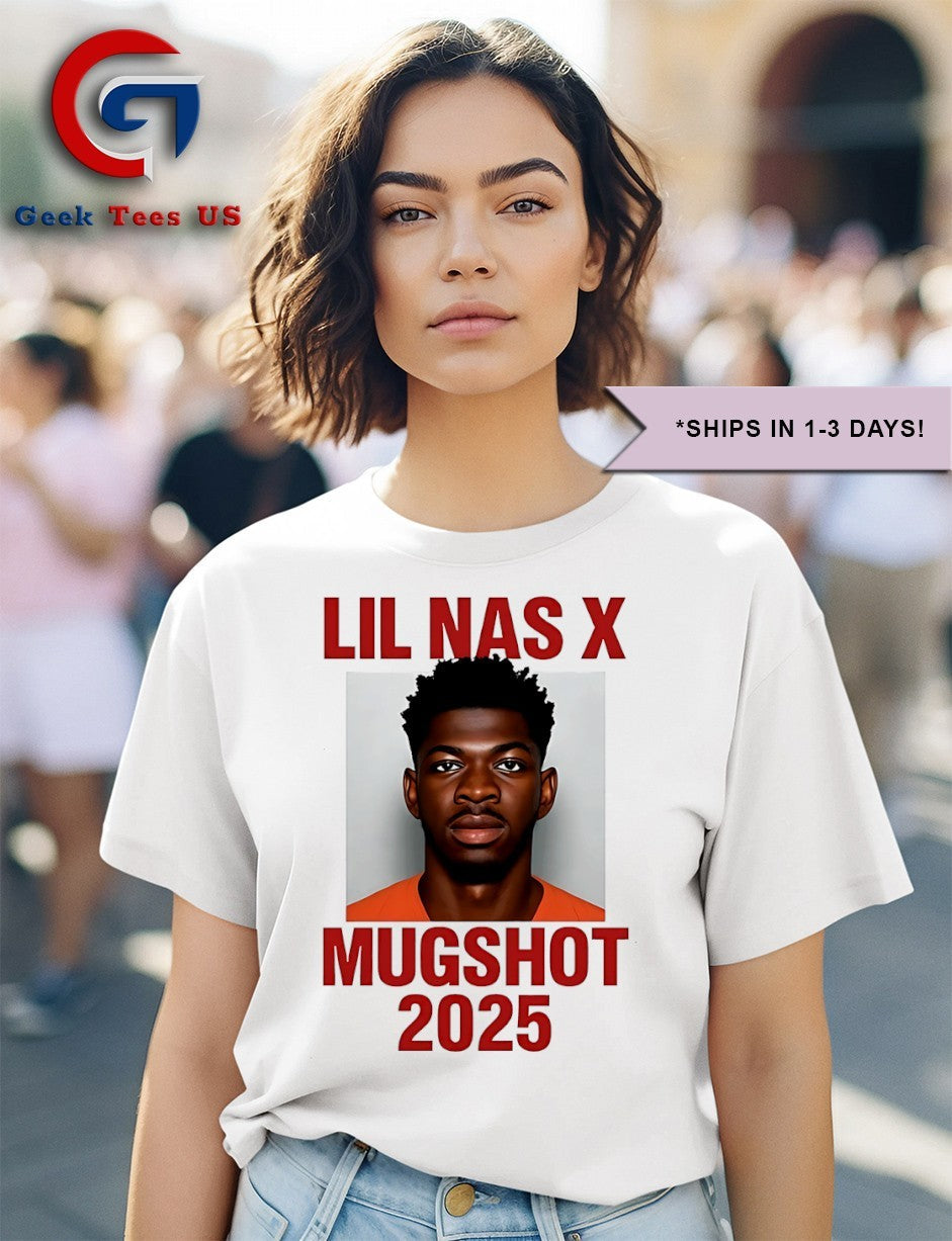 Lil Nas X Mugshot 2025 shirt