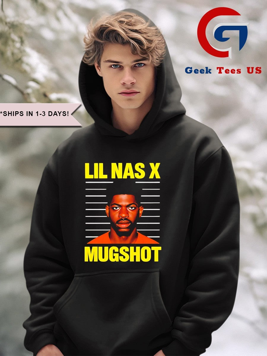 Lil Nas X mugshot shirt