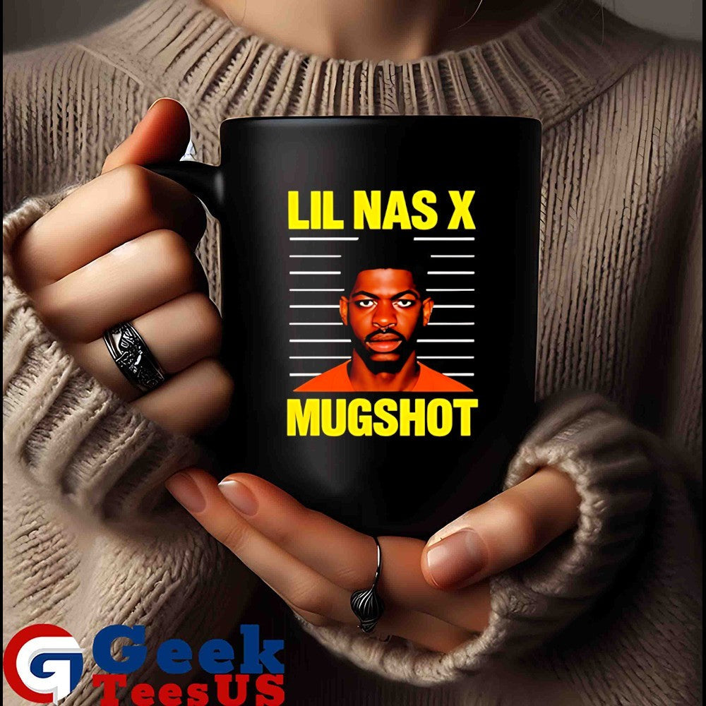 Lil Nas X mugshot shirt