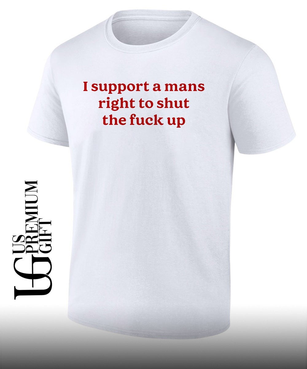 Lili Reinhart wearing I support a man’s right to shut the fuck up shirt