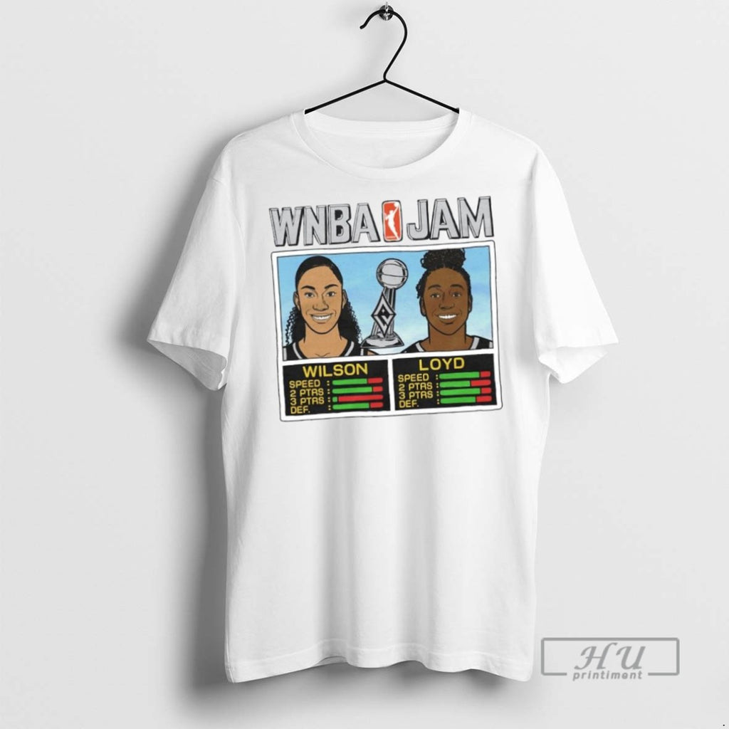 Limited Edition Aja Wilson And Jewell Loyd Wnba Jam Los Angeles Aces 2025 Champs Ornaments