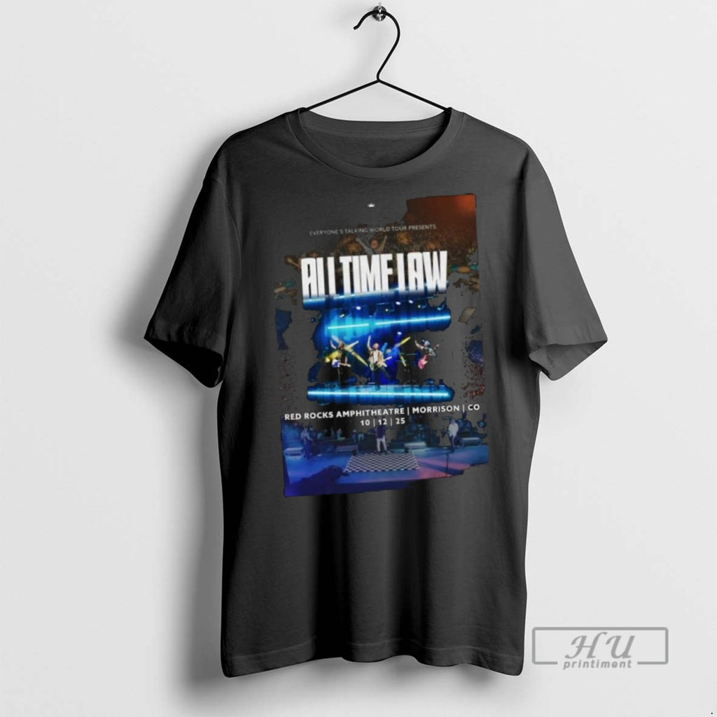 Limited Edition All Time Low Red Rocks Amphitheatre Show On October 12 2025 Long Sleve
