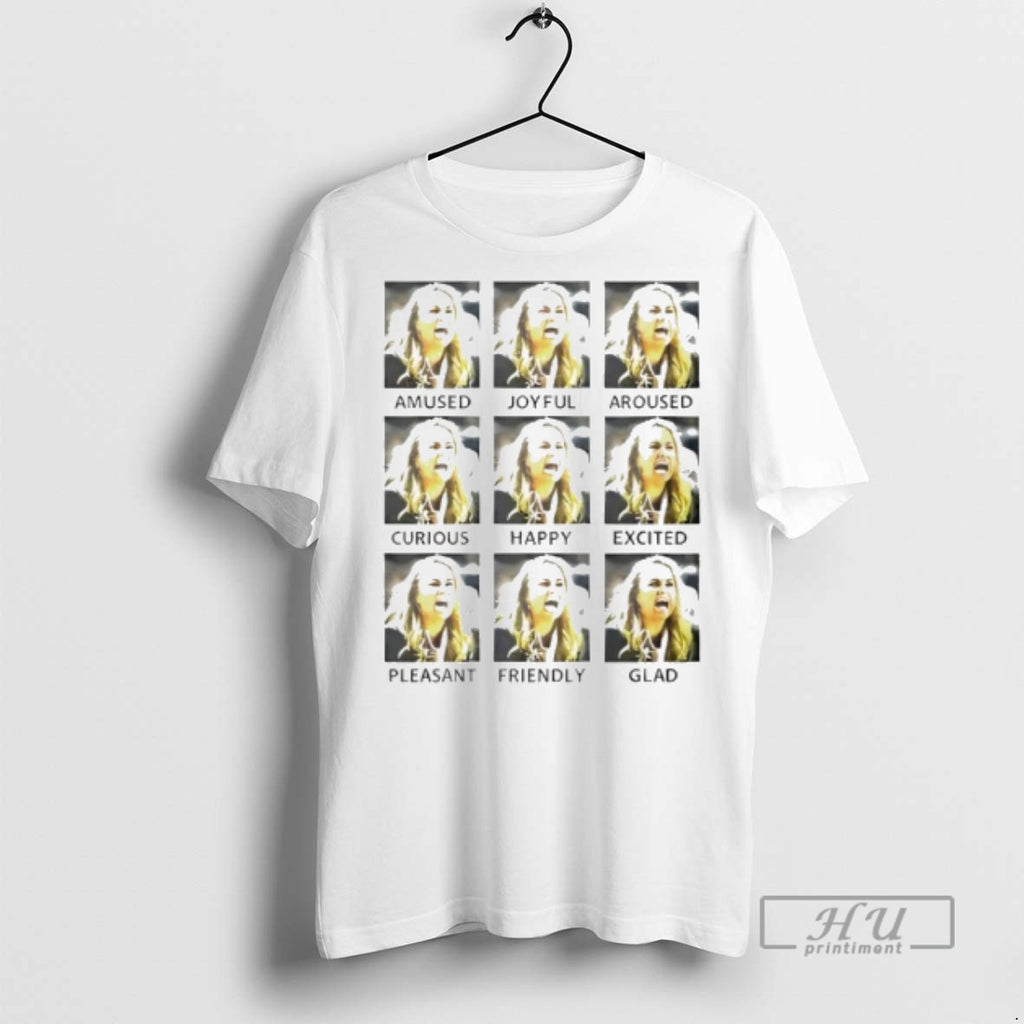 Limited Edition Becky Hammon Amused Joyful Aroused Curious Happy Excited Graphic Tee Shirt Sweatshirt Hoodies