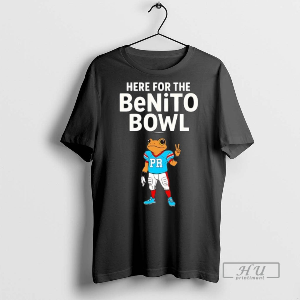 Limited Edition Benito Bowl Frog Here For The Benito Bowl Graphic Tee Shirt Sweatshirt Hoodies