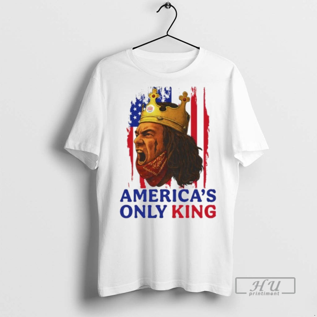 Limited Edition Burger King Americas Only King Graphic Tee Shirt Sweatshirt Hoodies