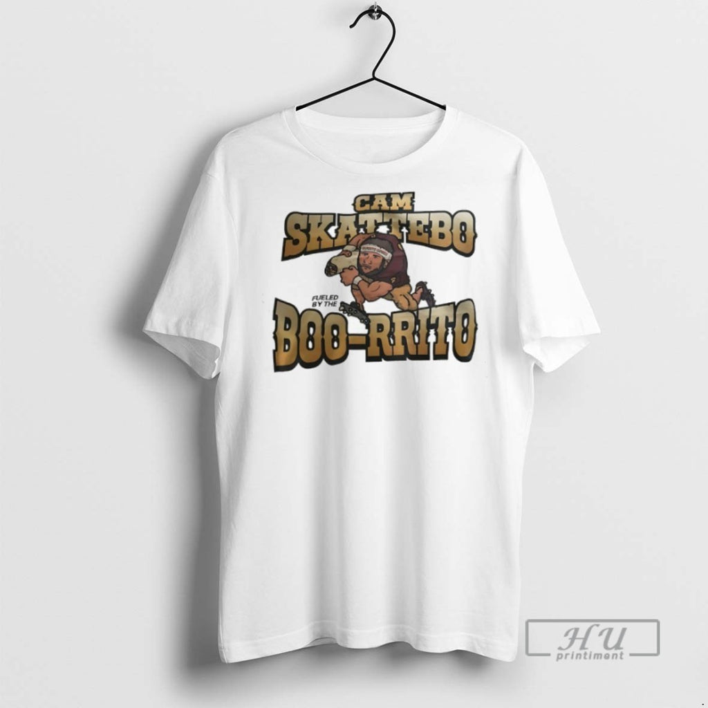 Limited Edition Cam Skattebo Arizona State Sun Devils Boo Rrito Tacos Graphic Tee Shirt