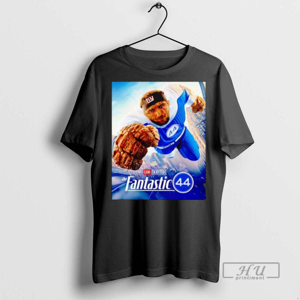 Limited Edition Cam Skattebo The Fantastic 44 New York Giants Graphic Tee Shirt Sweatshirt Hoodies
