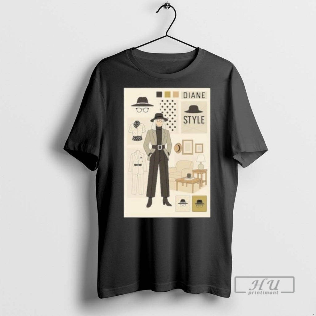 Limited Edition Diane Keaton Diane Style Graphic Tee Shirt Sweatshirt Hoodies