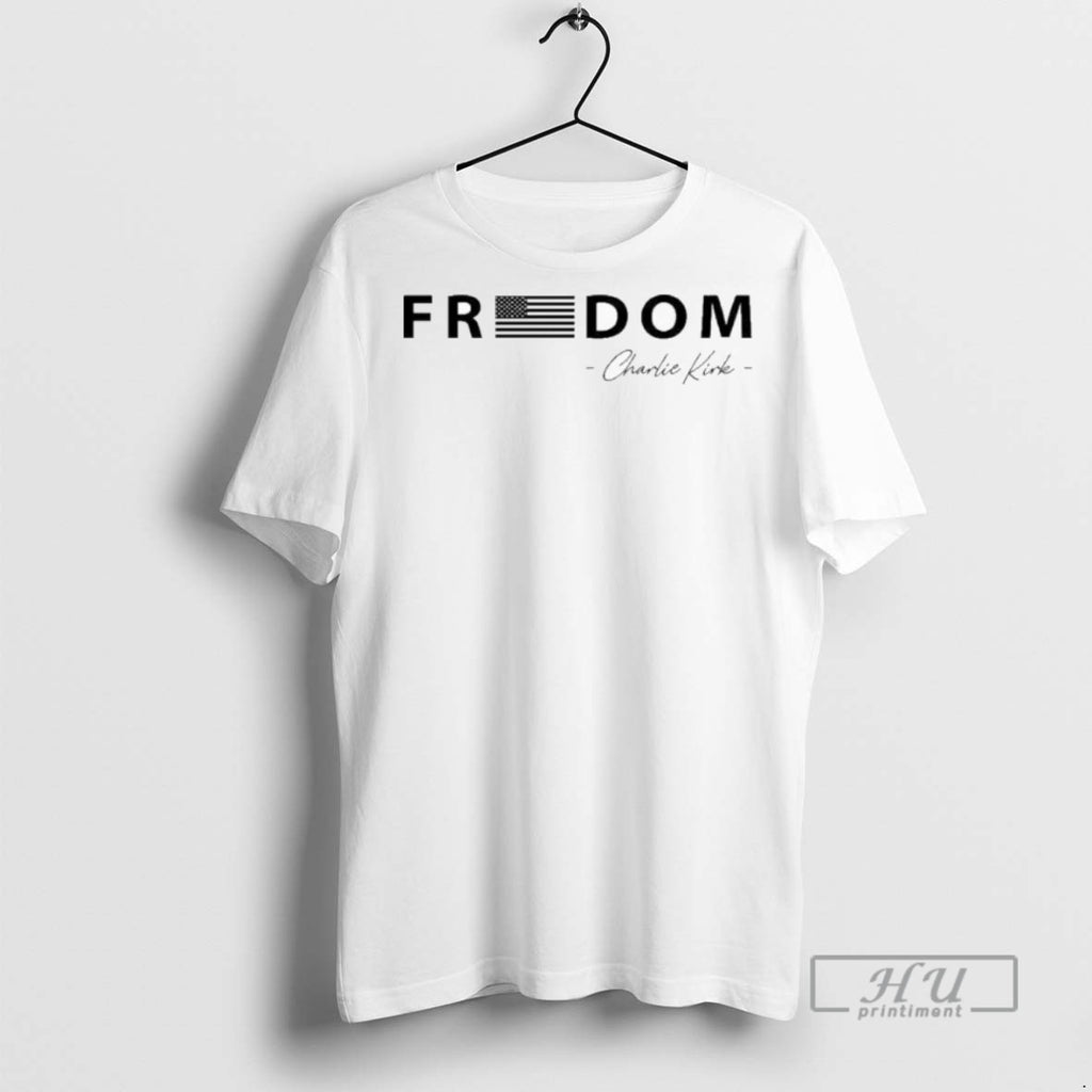 Limited Edition Freedom Charlie Kirk Graphic Tee Shirt Sweatshirt Hoodies
