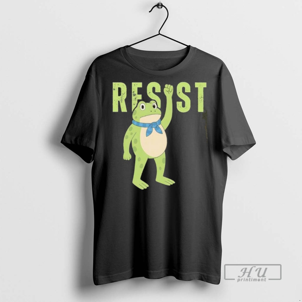Limited Edition Fight Portland Frog Protest Resist Graphic Tee Shirt Sweatshirt Hoodies