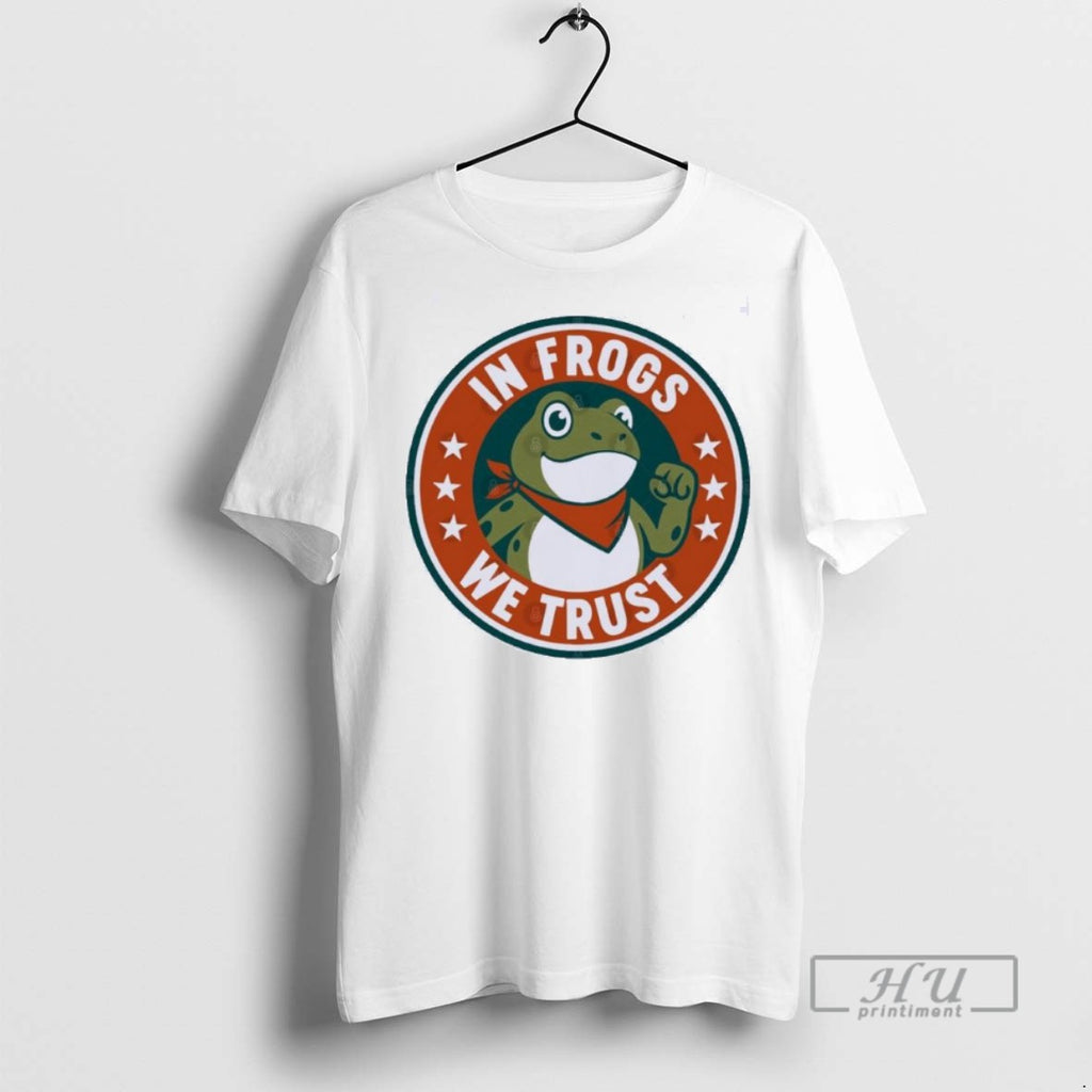 Limited Edition Free Portland In Frogs We Trust Graphic Tee Shirt Sweatshirt Hoodies