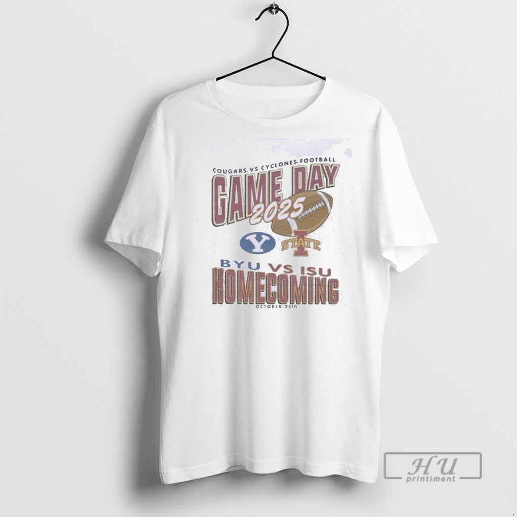 Limited Edition Homecoming 2025 Byu Vs Isu Graphic Tee Shirt Sweatshirt Hoodies