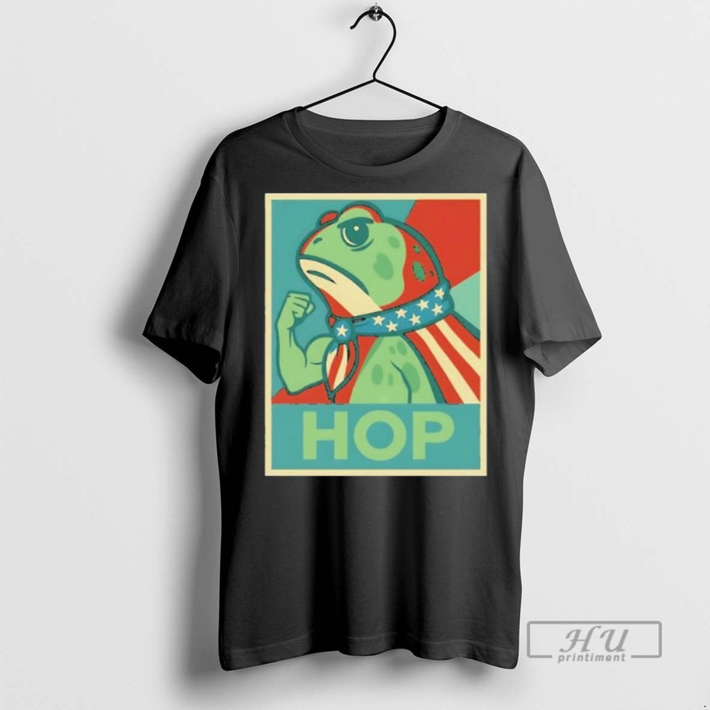 Limited Edition Hop Protest Portland Frog Graphic Tee Shirt Sweatshirt Hoodies