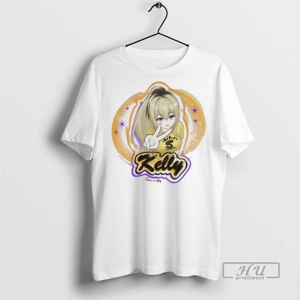 Limited Edition Kelly Class Of 09 Airbrushed Graphic Tee Shirt Sweatshirt Hoodies