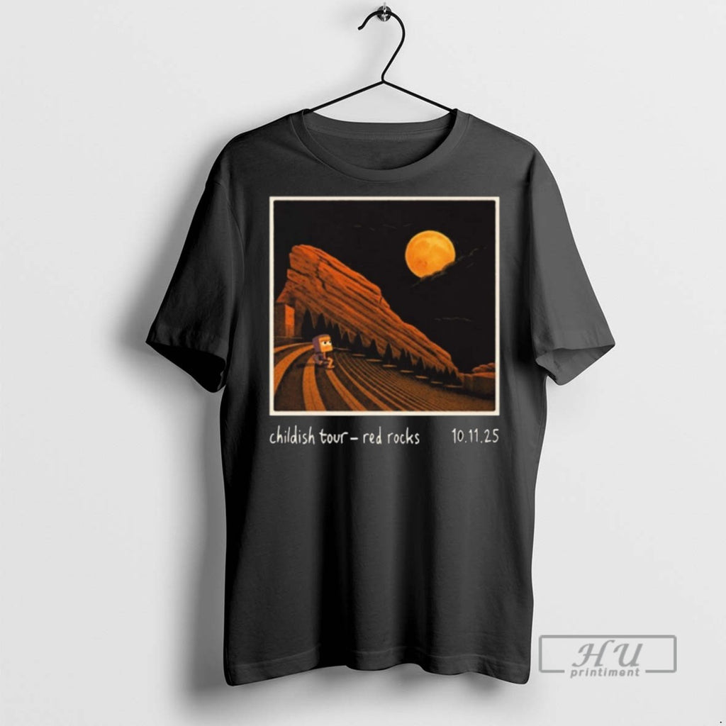 Limited Edition Lane 8 Childish Tour Morrison Colorado Red Rocks October 11 2025 Graphic Tee