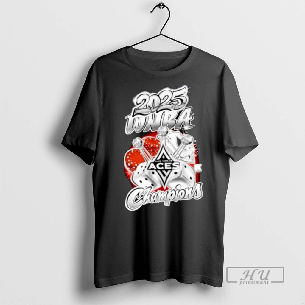 Limited Edition Las Vegas Aces 2025 Wnba Champions Triple Crown Ornaments Graphic Tee Shirt
