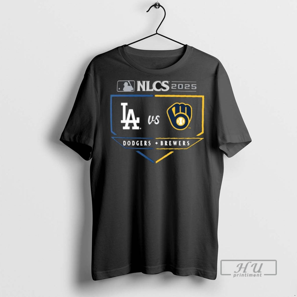 Limited Edition Los Angeles Dodgers Vs Milwaukee Brewers Nlcs Batters Box Matchup Graphic