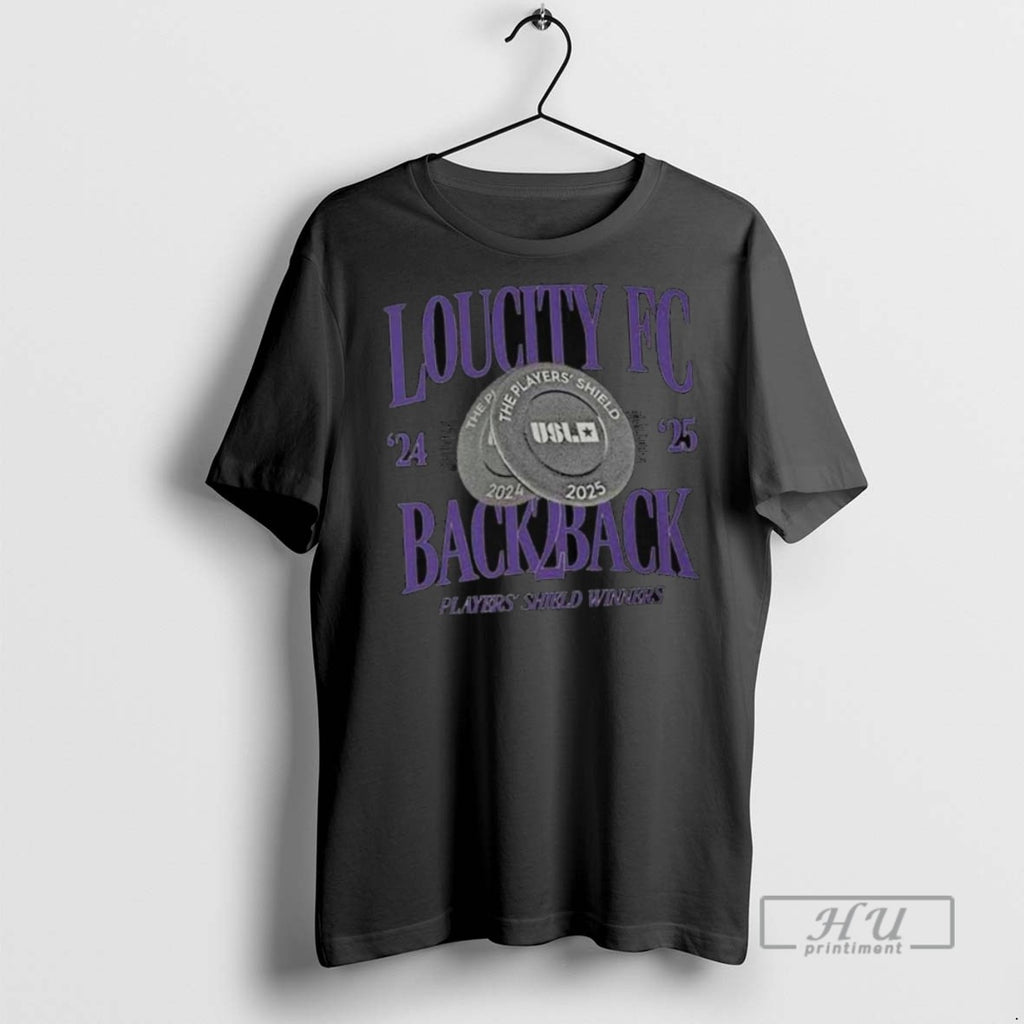 Limited Edition Loucity Fc 2024 2025 Back 2 Back Players Shield Winners Long Sleve Graphic