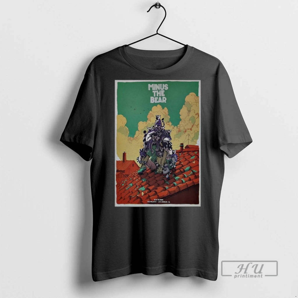 Limited Edition Minus The Bear October 11 12 2025 The Belasco Los Angeles Ca Graphic