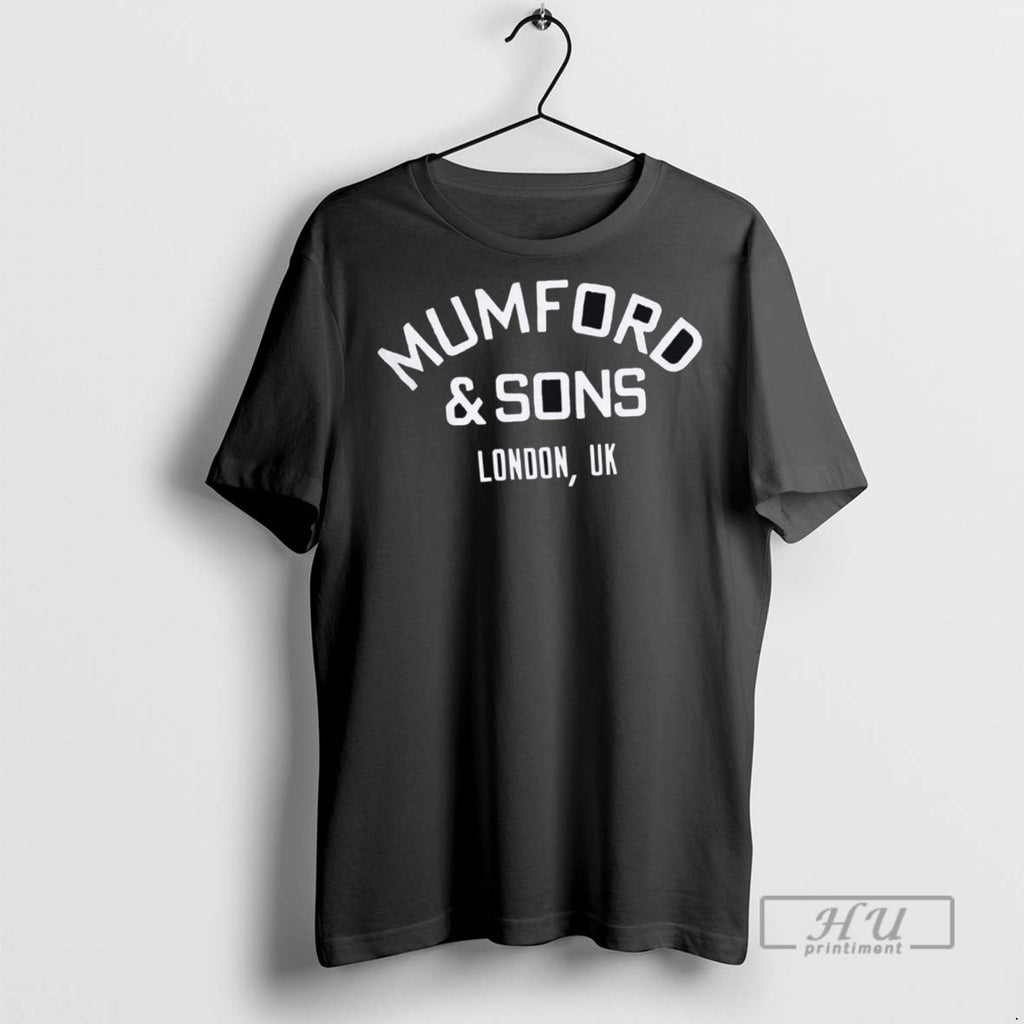 Limited Edition Mumford And Sons Rushmere North America Tour 2025 Mockup Two Side Graphic Tee