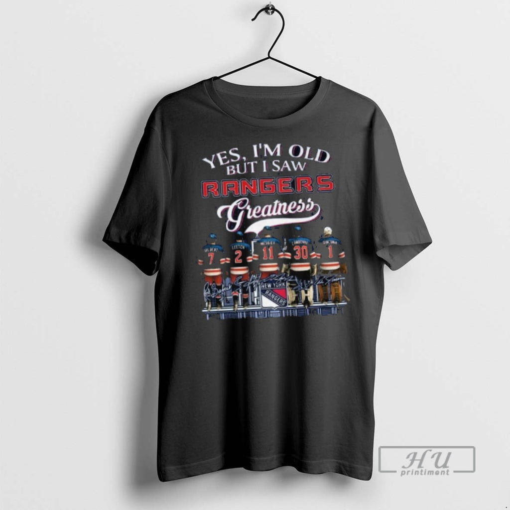 Limited Edition New York Rangers Yes Im Old But I Saw Rangers Greatness Squad 2025