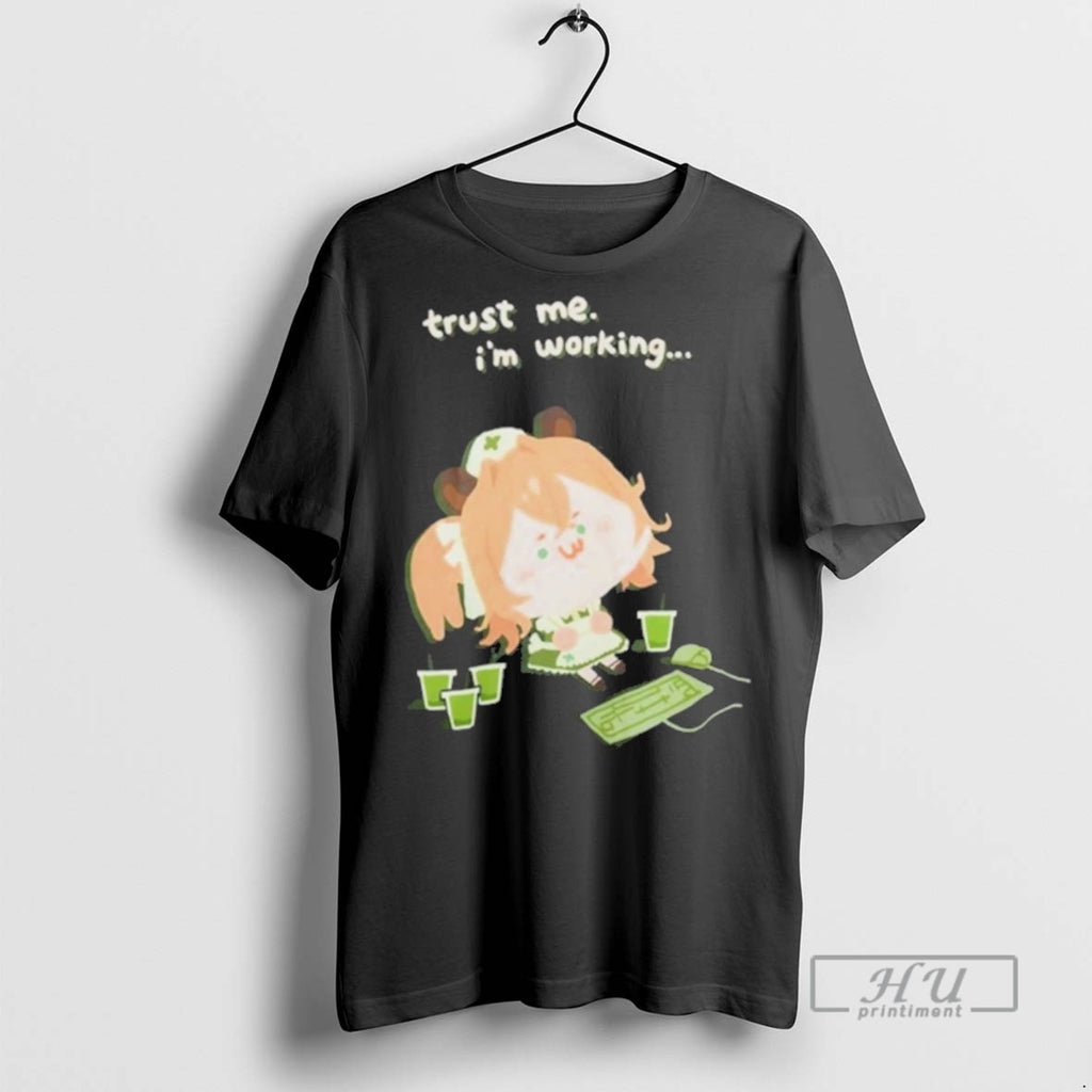 Limited Edition Nimi Nightmare Working Graphic Tee Shirt Sweatshirt Hoodies