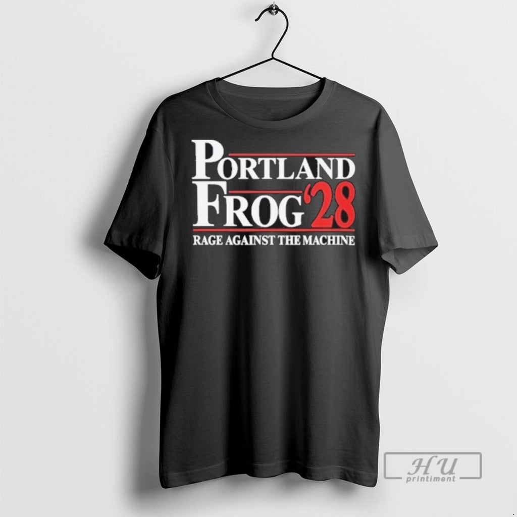 Limited Edition Portland Frog 2028 Rage Against The Machine Graphic Tee Shirt Sweatshirt Hoodies