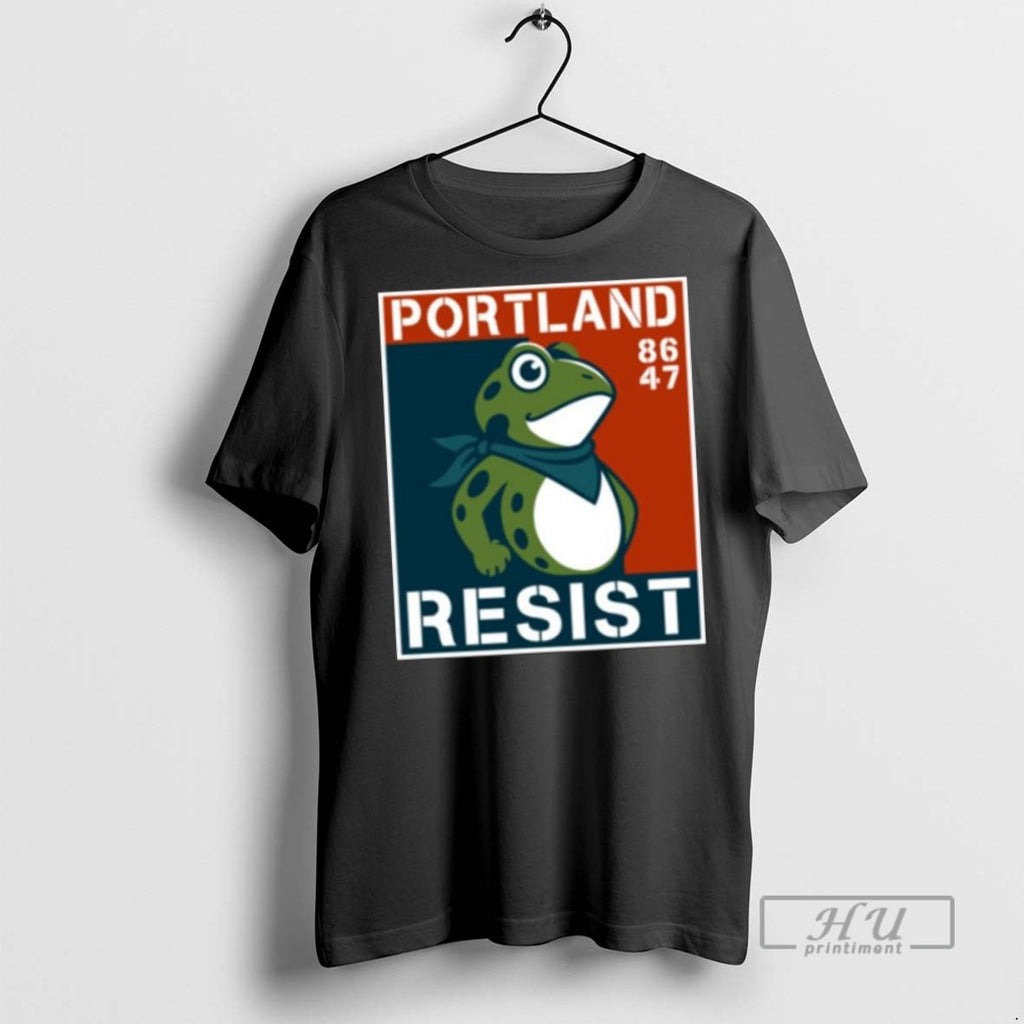 Limited Edition Portland Frog Anti Ice Portland Resist 86 47 Long Sleve Graphic