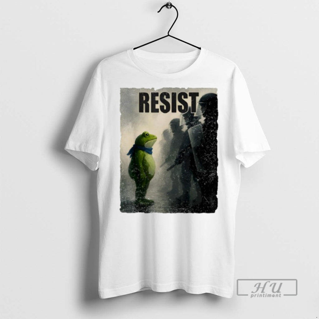 Limited Edition Portland Frog Protest Funny Frog Graphic Tee Shirt Sweatshirt Hoodies