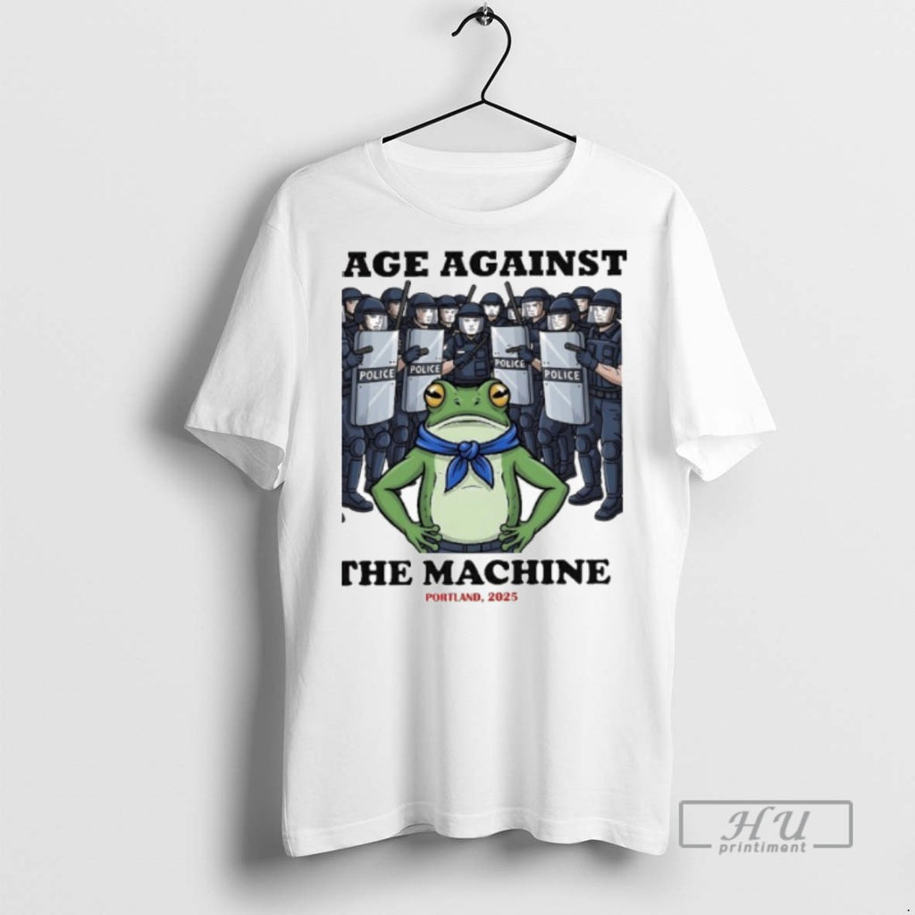Limited Edition Rage Against The Machine Frog Portland 2025 Graphic Tee Shirt Sweatshirt Hoodies