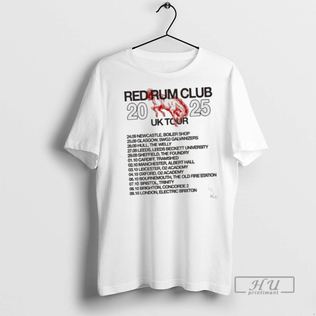 Limited Edition Red Rum Club 2025 Tour Uk Buck Graphic Tee Shirt Sweatshirt Hoodies