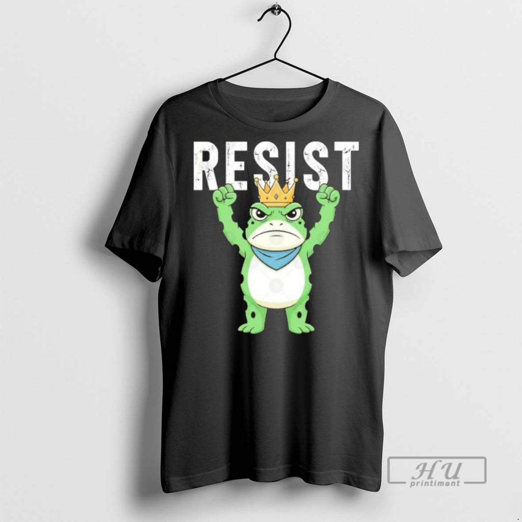 Limited Edition Resist Portland Frog King Graphic Tee Shirt Sweatshirt Hoodies