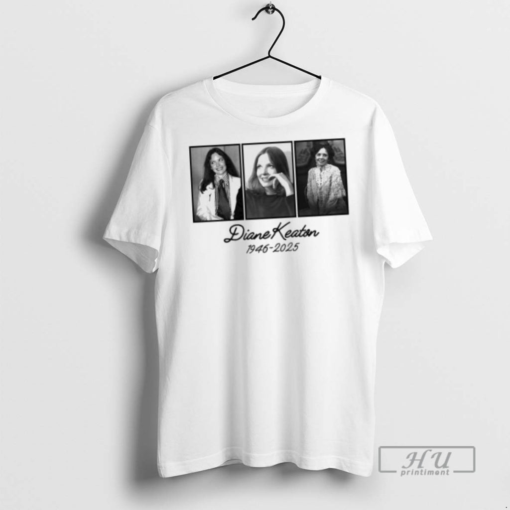 Limited Edition Rip Diane Keaton 1946 2025 Legend American Actor Graphic Tee Shirt Sweatshirt Hoodies