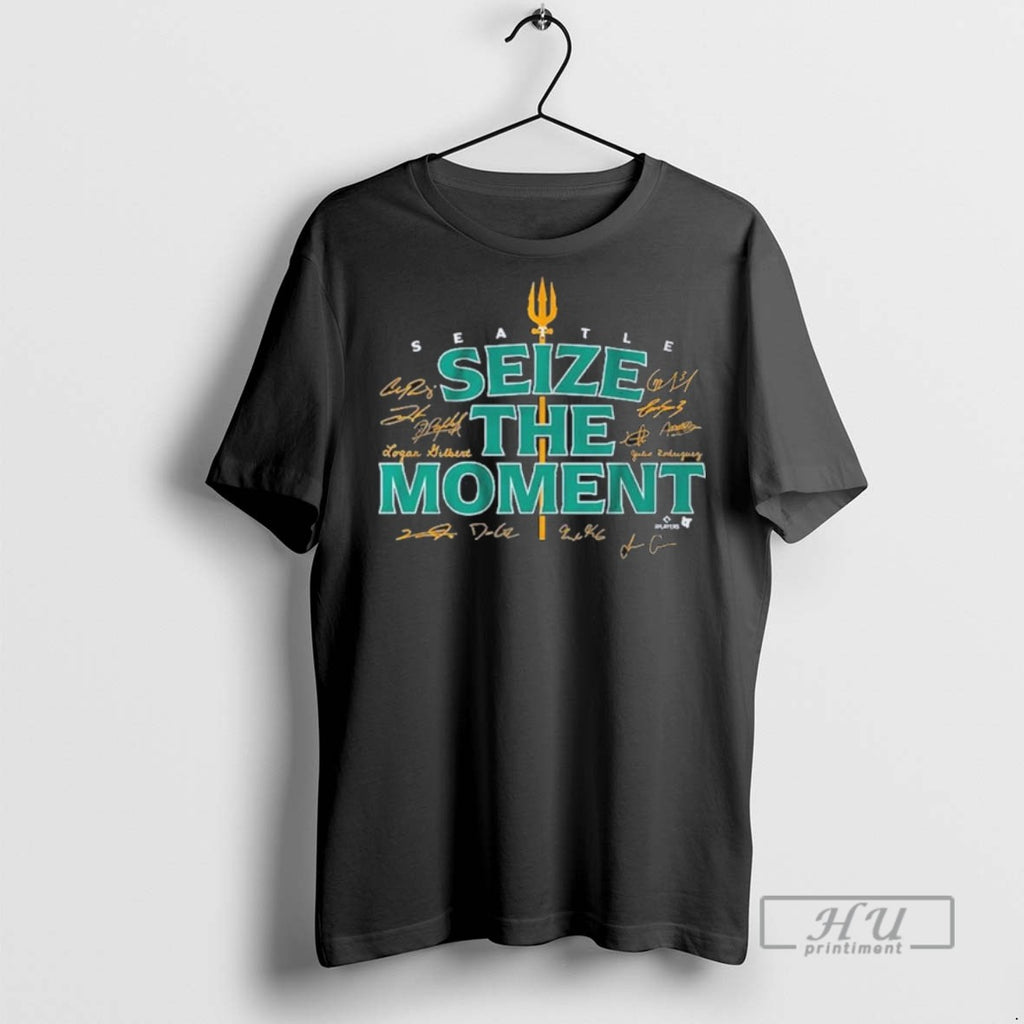 Limited Edition Seattle Mariners Seize The Moment Alcs Graphic Tee Shirt Sweatshirt Hoodies